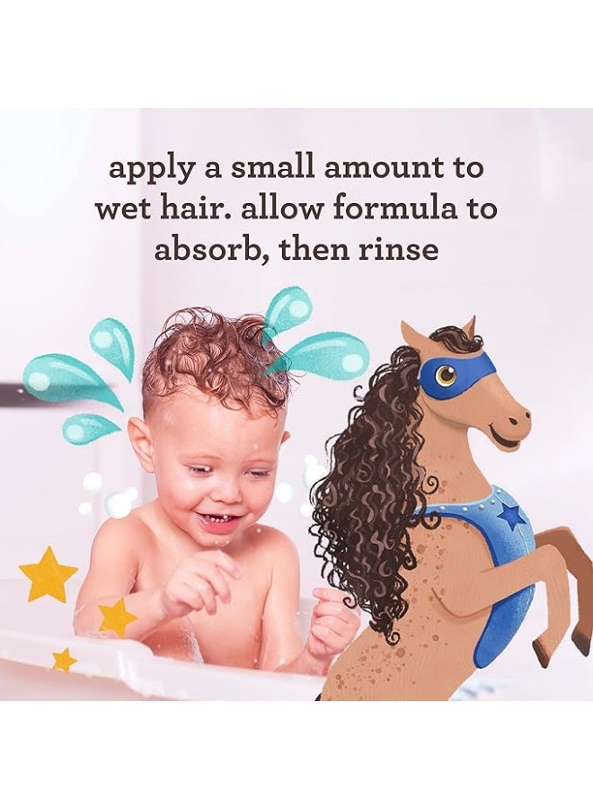 بلسم أفينو للأطفال للشعر المجعد مع خلاصة الشوفان وزبدة الشيا، 12 أونصة سائلة (354 مل) - Image 4